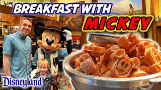 Breakfast with Mickey  Storytellers Cafe Breakfast and Brunch Review 2024  Disneyland [upl. by Ennayehc]