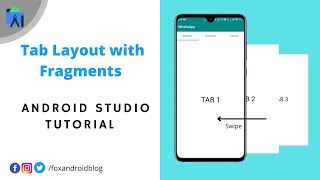 Tab Layout with Fragments in Android Studio  Tab Layout with ViewPager  Tab Layout  2021 [upl. by Liana]