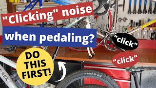 Bike Ticking Clicking Noise When Pedaling Try This Fix First [upl. by Eibocaj536]