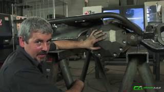 How to Shave a GM 14 Bolt Housing  13 Bolt Conversion Crane Axle [upl. by Terchie]