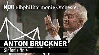 Anton Bruckner Sinfonie Nr 4 mit Günter Wand 1990  NDR Elbphilharmonie Orchester [upl. by Itin53]