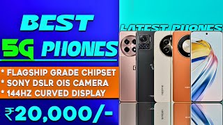 FLAGSHIP PHONES  Top 5 Best amp AllRounder 5g Phones Under 20000 in 2024 Best 5g Phone under 20000 [upl. by Noirod]