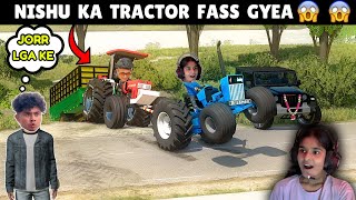 NISHU KA TRACTOR FASS GYA  PREETSTUNTMAN 2024 [upl. by Anerdna]