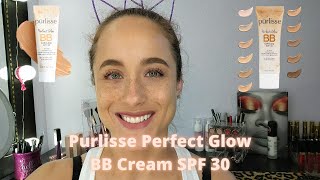 PURLISSE Perfect Glow BB Cream SPF 30  Application amp Demo Review [upl. by Nailluj368]