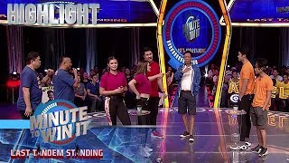 Long Negi Argel Wealand Dennis at Andrew E bumanat sa kanilang pick up lines  Minute To Win It [upl. by Htesil]