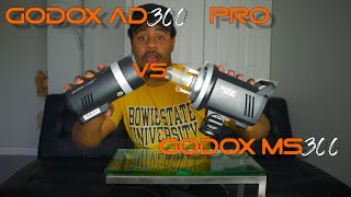 Godox AD300 Pro  Godox MS300 Comparison [upl. by Maon]