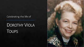 Funeral Service for Dorothy Viola Toups [upl. by Ymij945]