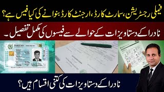 quotNADRA Fees Explained Smart Card B Form Family Registration amp More [upl. by Aivital906]