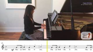 Happy Birthday Piano Accompaniment Backing Track  Play Along [upl. by Niela91]