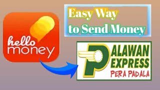 HOW TO SEND MONEY TO REMITTANCE PALAWAN EXPRESS USING HELLOMONEY AUB APP [upl. by Sewoll]