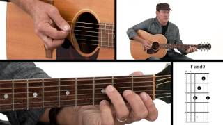 Singer amp Songwriter Chords  F add9 [upl. by Derian326]