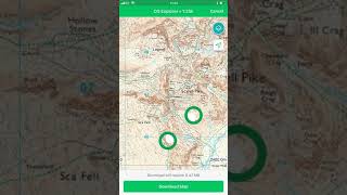 ViewRanger app tutorial How to save offline maps [upl. by Woody421]