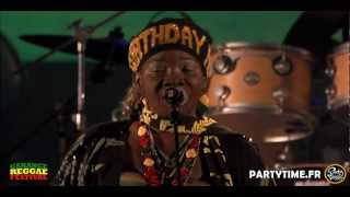 ITHREES Feat RITA MARLEY  LIVE at Garance Reggae Festival 2012 HD by Partytimefr [upl. by Arrakat]