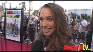 MAIARA WALSH Interview at quotPAPER HEARTquot Premiere [upl. by Waechter]