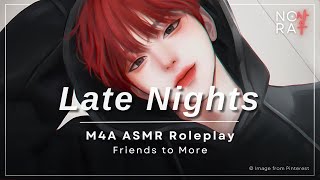 Late Night Cuddles with Your Shy Best Friend M4A Friends to More Sleep aid ASMR Roleplay [upl. by Selij]