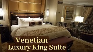 Venetian Las Vegas  Luxury King Suite [upl. by Adora]