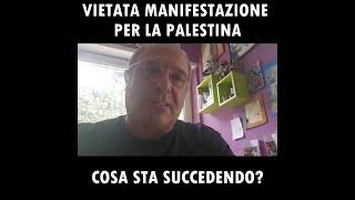 Franco Fracassi  DIVIETO DI MANIFESTARE PER LA PALESTINA A ROMA COSA STA SUCCEDENDO [upl. by Esserac]