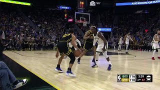 Explain Steph Curry takes over in wild Celtics ending with the KlayTrayce three man game [upl. by Dov170]