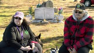 A Hazelhurst couple is offering up their time to clean off tombstones at cemeteries throughout the [upl. by Iadrahs947]