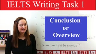 IELTS Writing Task 1 Conclusion or Overview [upl. by Atilrahc]