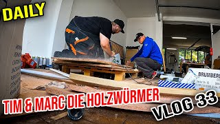 Daily Vlog 33  Wir versuchen uns mal an Holz [upl. by Penney]