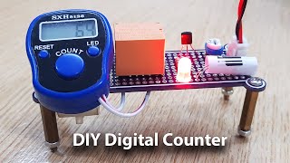 How to Make Digital Object Counter or People Counter  Digital Counter  checkout counter [upl. by Crompton]