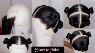 Diy Full Lace Wig From Start To Finish Beginners Friendly Detailed [upl. by Standford]