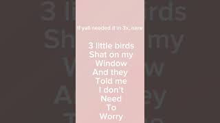 3 little birds sat on my window short [upl. by Ednutabab]