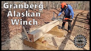 Chainsaw Milling Using the Granberg Alaskan Winch [upl. by Adley]