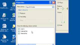 Setting Microphone Recording Levels in Windows XP [upl. by Kussell905]