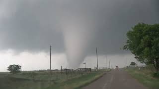 MAY 25 2024 TEXAS TORNADO FEST 4 TORNADOS WITH A HUGE STOVEPIPE HITTING A HOME [upl. by Guria447]