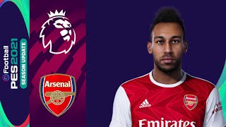 Pierre Emerick Aubameyang PES 2021 [upl. by Sandell]