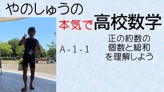 やのしゅうの本気で高校数学A－１－１正の約数の個数総和を理解しよう。 [upl. by Nahej77]