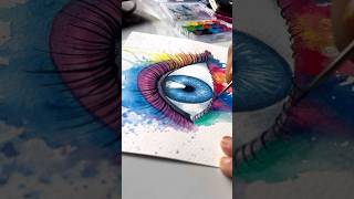 Abstract eye painting shortsfeed [upl. by Docia]