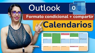 Cómo personalizar tu calendario de Outlook 📅  formato condicional  compartir calendario outlook [upl. by Dnalrah]