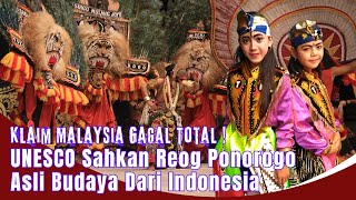 UNESCO Sahkan Reog Ponorogo Asli Budaya Dari Indonesia reaction [upl. by Sheree]