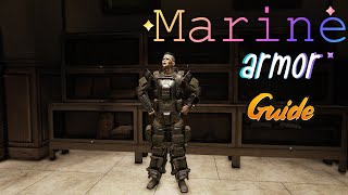 Marine Armor guide 2021 Fallout 76 [upl. by Boles]