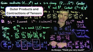 Outer Products and Contraction of Tensors [upl. by Bender]