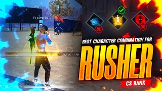 CS Rank Best Character Combination  Best Character Combination For Rushers CS Rank Tips and Tricks [upl. by Oiramed504]