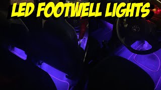 INSTALLING LED FOOTWELL LIGHTS [upl. by Ahsan]