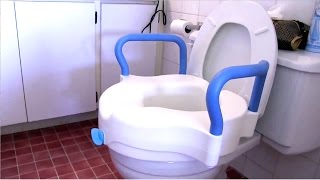 How to assemble and use the AquaSense 3 in 1 Raised Toilet Seat [upl. by Anilasor]