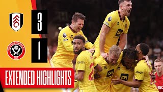 Fulham 31 Sheffield United  Extended Premier League highlights [upl. by Iuqcaj]