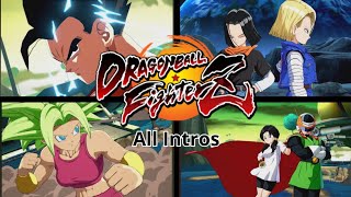 Dragon Ball FighterZ  All Intros [upl. by Ellehcirt]