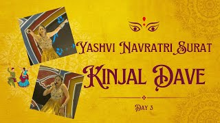 Kinjal dave  Yashvi Navratri Surat 2024  Day 3  Live Performance  Ravis Golden Group Garba [upl. by Crowns]