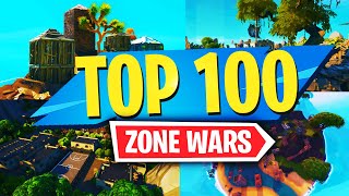 TOP 100 Best ZONE WARS Map CODES Of All Time In Fortnite Creative All Seasons [upl. by Linn]