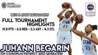 JUHANN BEGARIN FRACFBB FULL ANGT TOURNAMENT HIGHLIGHTS  AdidasNGT Kaunas 2018 [upl. by Eirdua]