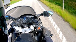 Honda CBR1100XX Super Blackbird Test Ride and Specs [upl. by Naniac]