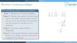 Volgorde van bewerkingen met breuken [upl. by Suixela382]