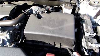 Changing the engine air filter on 20122016 Toyota Camry [upl. by Tann]