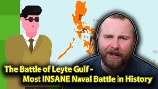 The Battle of Leyte Gulf  Most INSANE Naval Battle in History REACTION [upl. by Burg]